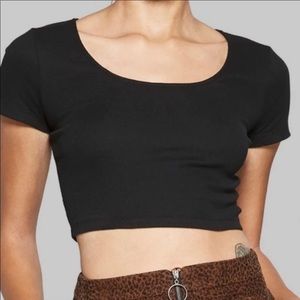 Forever 21 Black Crop Top